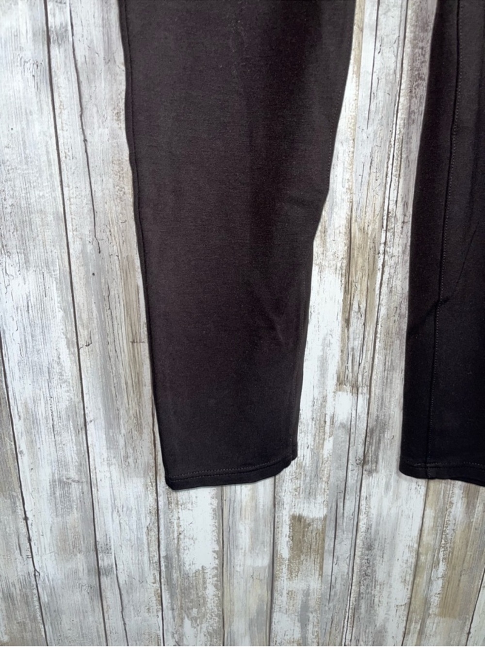 Liverpool Sienna Pull-On Leggings Size 12 Black Ponte Knit Slim Work Pants - Picture 2 of 7